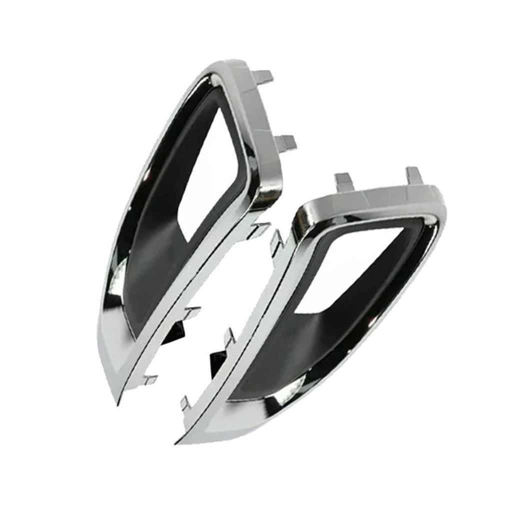 Black Fog Light Covers for 2015-2020 GMC Yukon XL Denali SLE SLT Left & Right