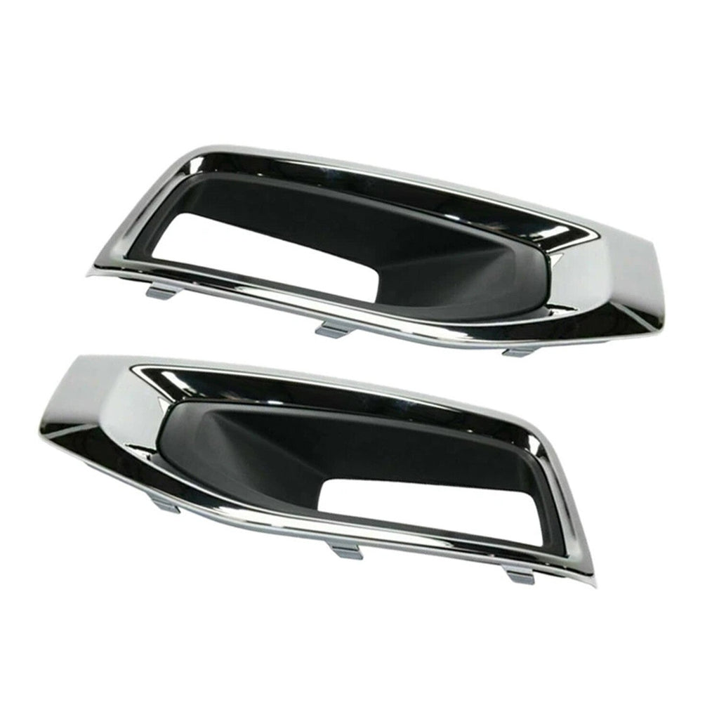 Black Fog Light Covers for 2015-2020 GMC Yukon XL Denali SLE SLT Left & Right
