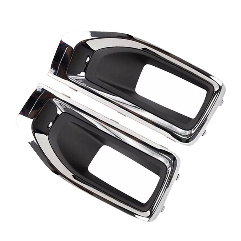 Black Fog Light Covers for 2015-2020 GMC Yukon XL Denali SLE SLT Left & Right