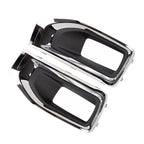 Black Fog Light Covers for 2015-2020 GMC Yukon XL Denali SLE SLT Left & Right