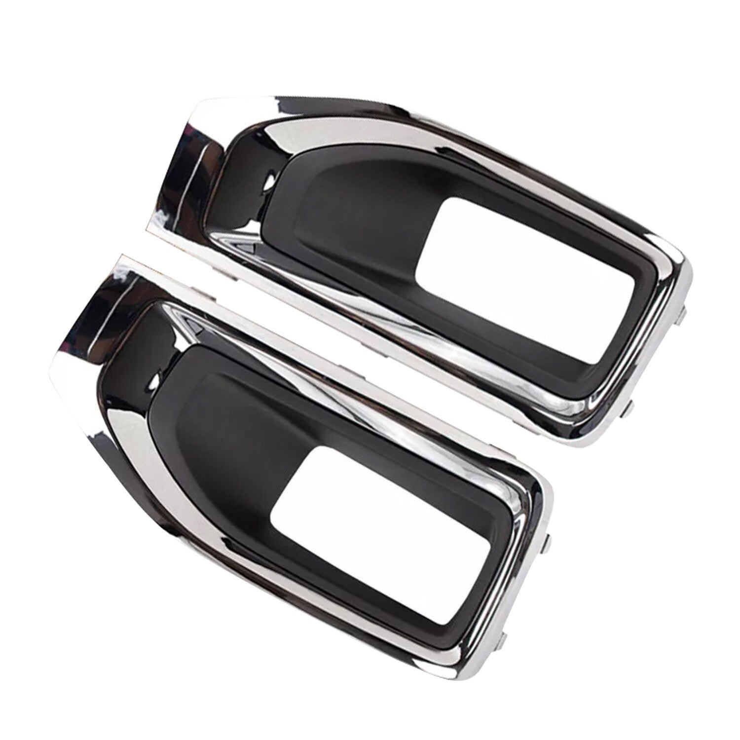 Black Fog Light Covers for 2015-2020 GMC Yukon XL Denali SLE SLT Left & Right