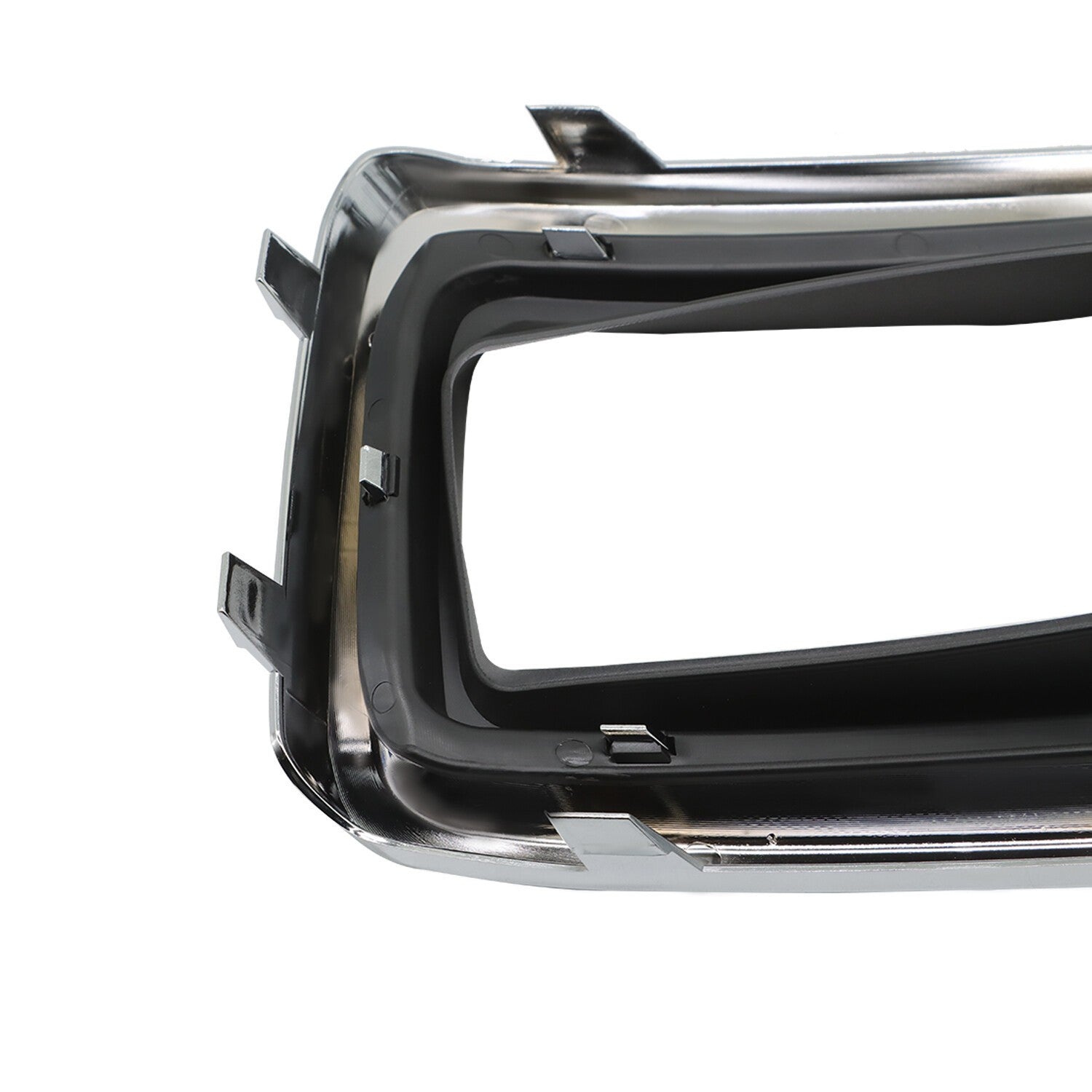 Black Fog Light Covers for 2015-2020 GMC Yukon XL Denali SLE SLT Left & Right