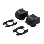 07-19 Nissan Frontier Rear Bumper Lamp License Plate Light Cover Black Shell