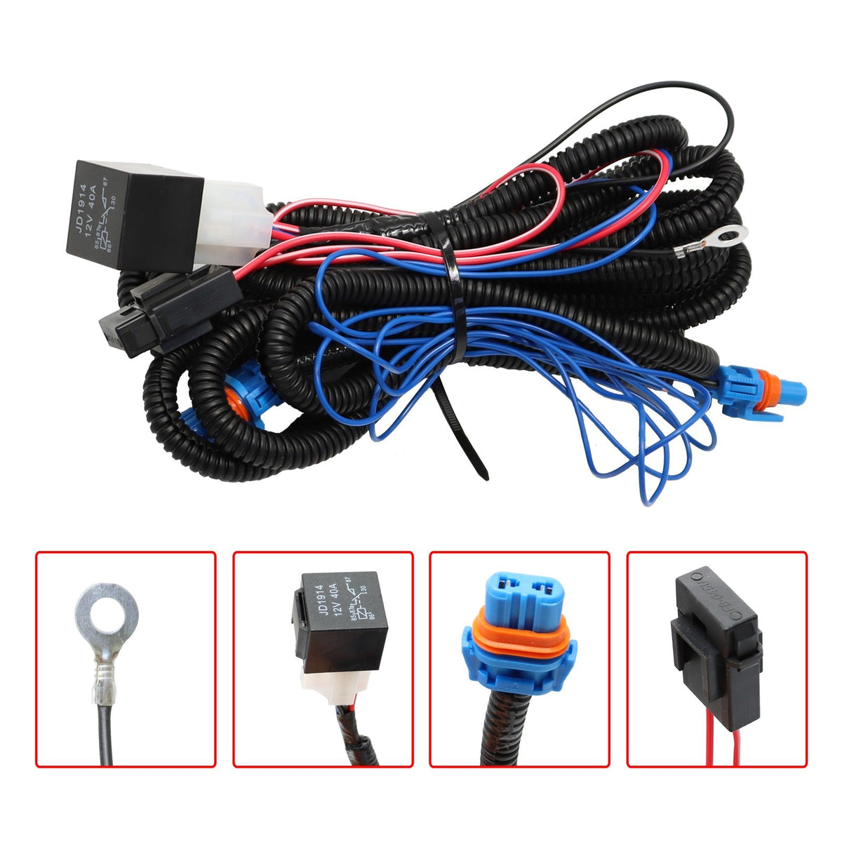Chevy Silverado 1500/2500 Fog Light Wiring Harness Kit 2003-2006 Replacement