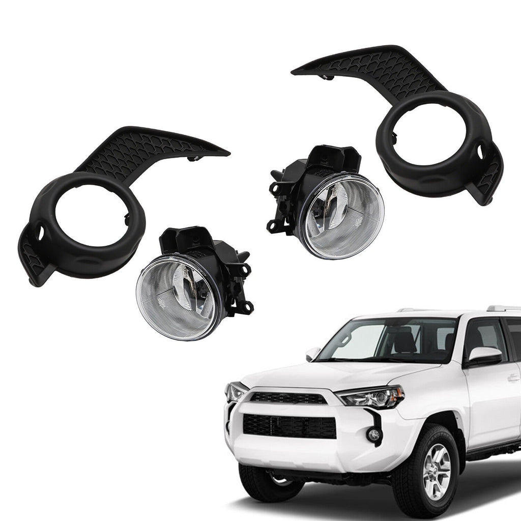 Fog Light Bezel Trim Covers for 2014-2020 Toyota 4Runner TRD SR5