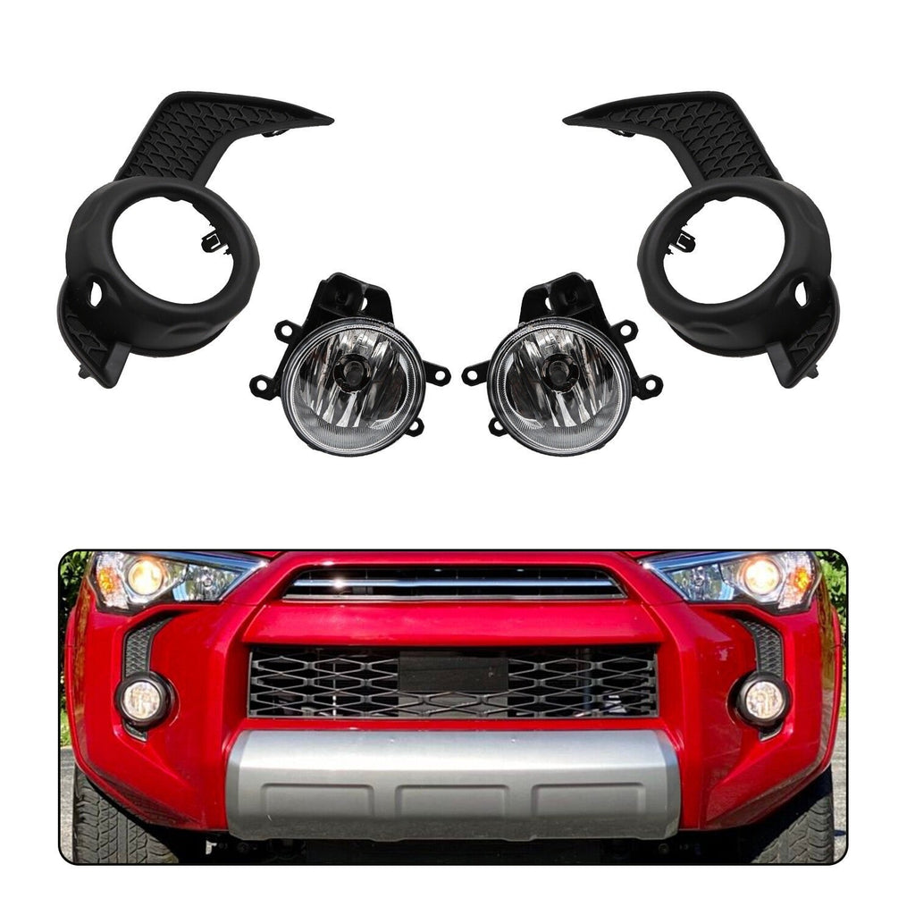 Fog Light Bezel Trim Covers for 2014-2020 Toyota 4Runner TRD SR5