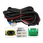 LED Fog Lights w/ Bezels Wiring Switch Kit for 2016-2023 Toyota Tacoma SR SR5