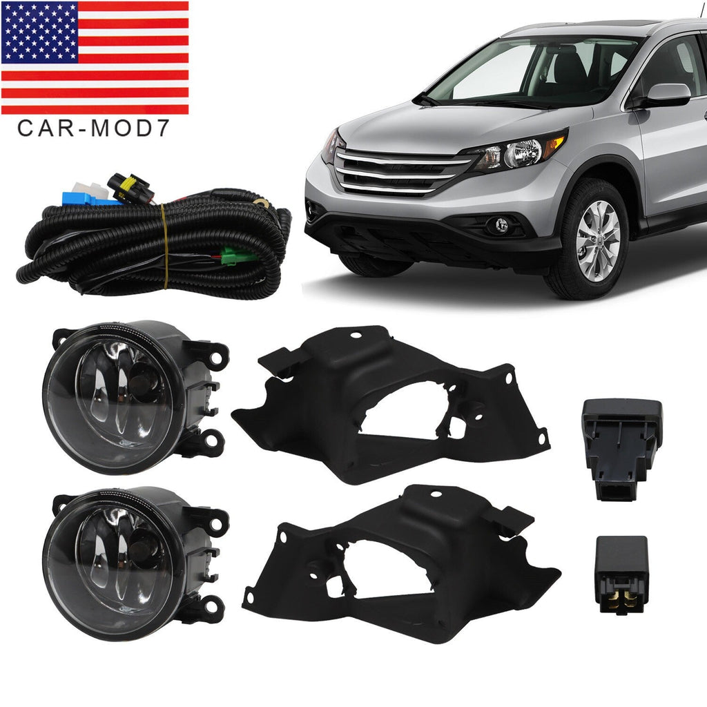 FL7030 Clear Fog Light Kit for 2012-2014 Honda CR-V Replacement Parts