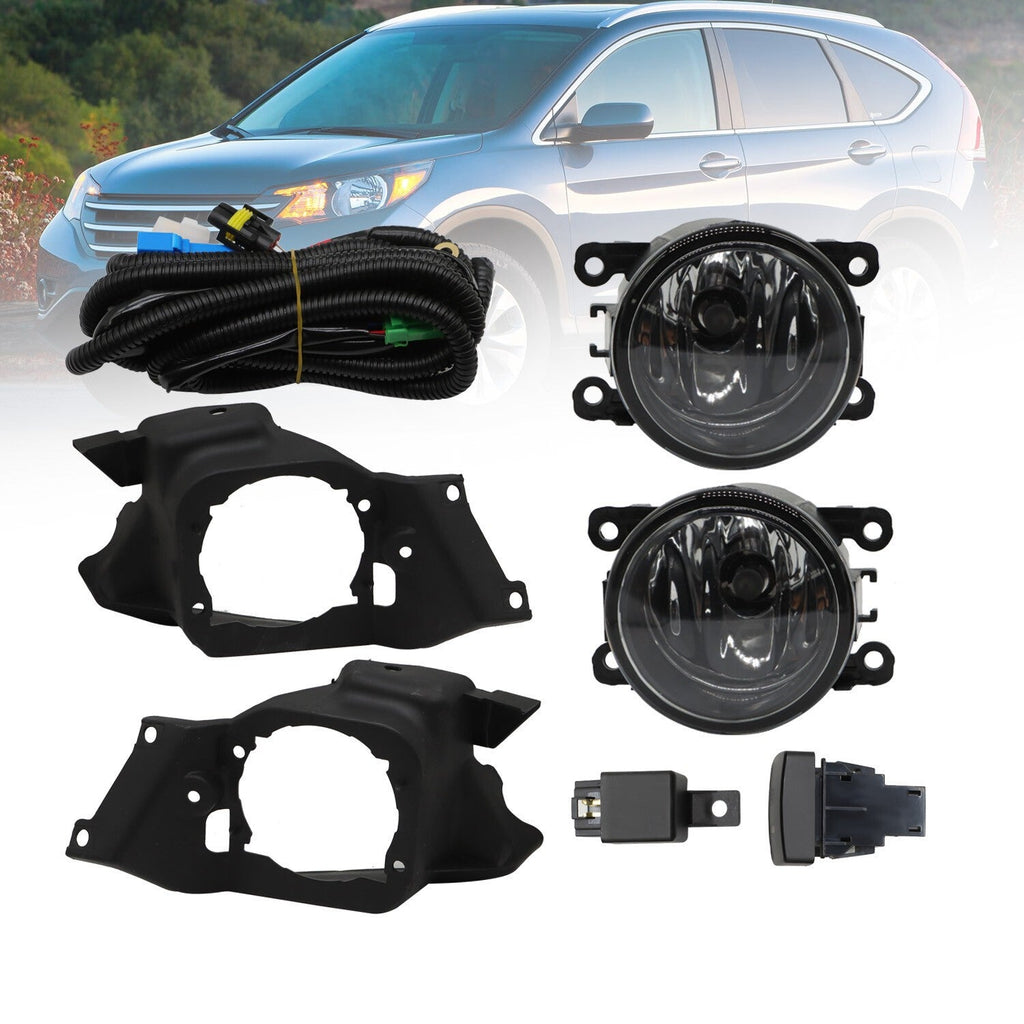 FL7030 Clear Fog Light Kit for 2012-2014 Honda CR-V Replacement Parts
