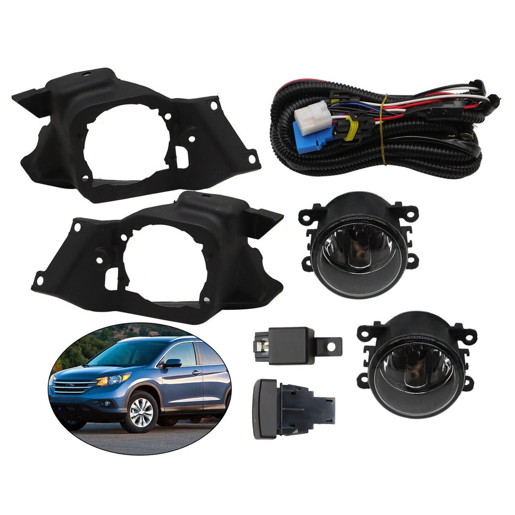 FL7030 Clear Fog Light Kit for 2012-2014 Honda CR-V Replacement Parts
