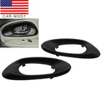 02-09 Chevy Trailblazer Front Inside Door Handle Textured Trim Bezel Set