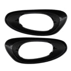 02-09 Chevy Trailblazer Front Inside Door Handle Textured Trim Bezel Set