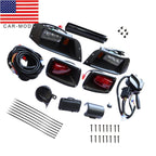 1996-2013 EZGO TXT Golf Cart LED Headlight & Tail Light Street Kit