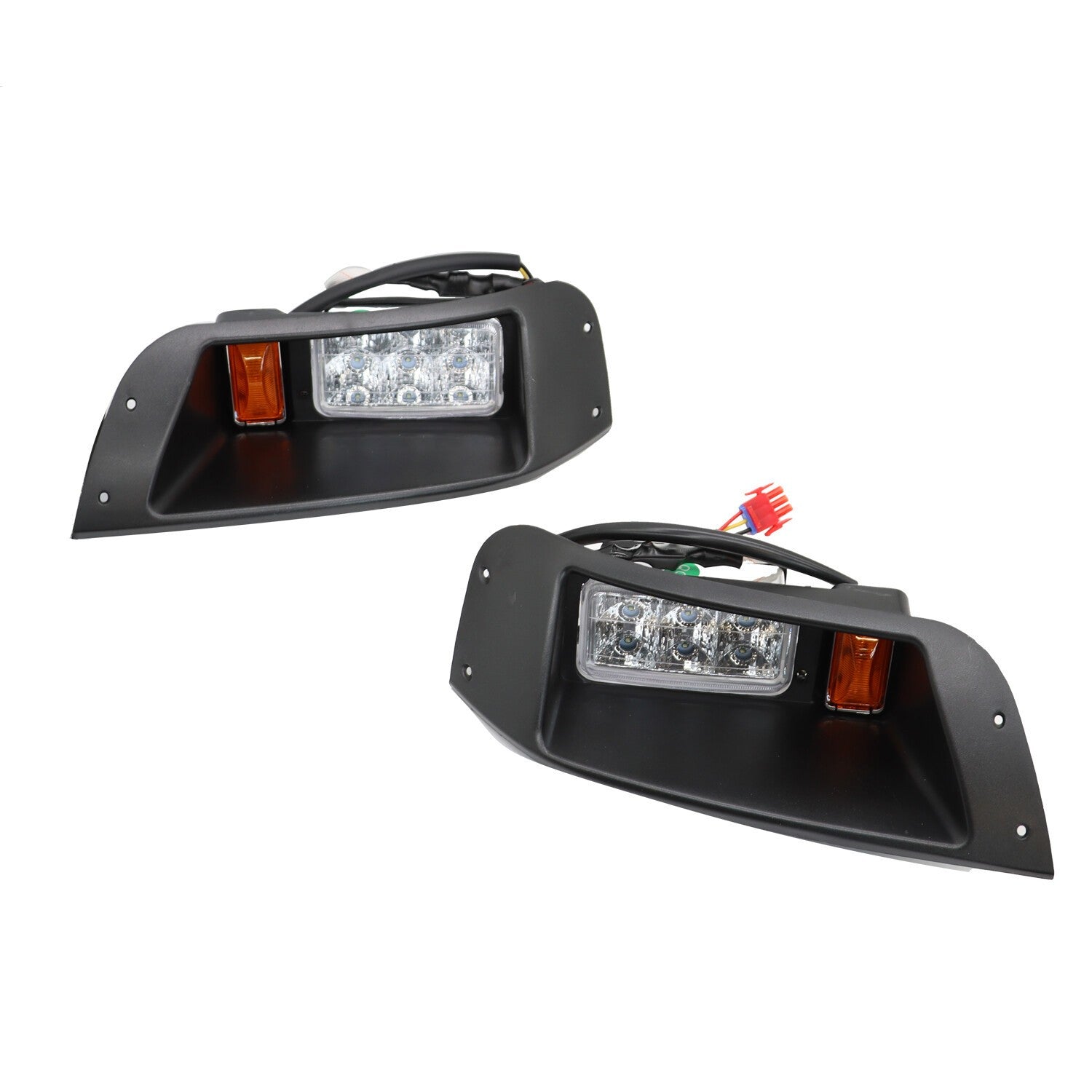 1996-2013 EZGO TXT Golf Cart LED Headlight & Tail Light Street Kit