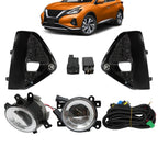 LED Fog Lights Kit w/ Bezel, Switch, Wires & Relay for 19-21 Nissan Murano