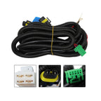 LED Fog Lights Kit w/ Bezel, Switch, Wires & Relay for 19-21 Nissan Murano