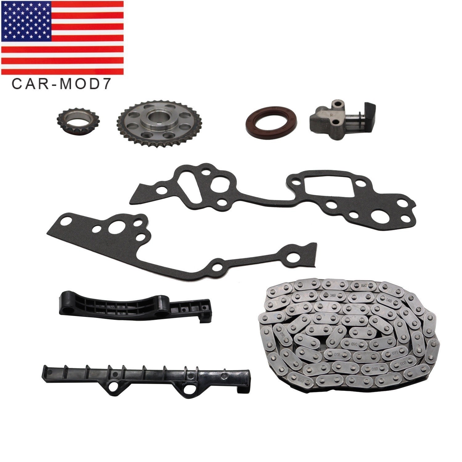 1985-1995 Toyota 2.4L 22R 22RE OSK Timing Chain Kit with Gaskets