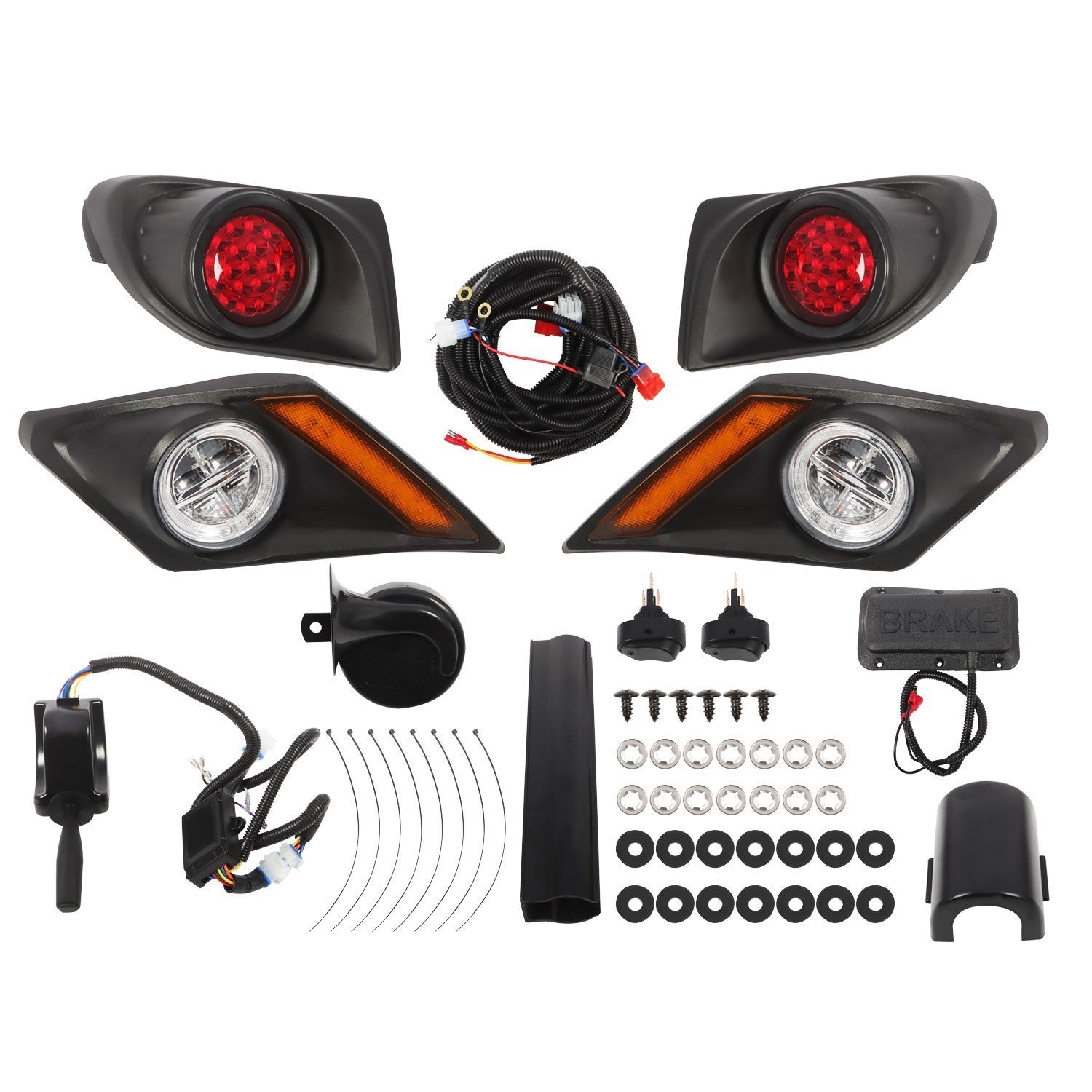 Fit Golf Cart LED Street Legal Light Kit for Yamaha Drive2 2017-Up