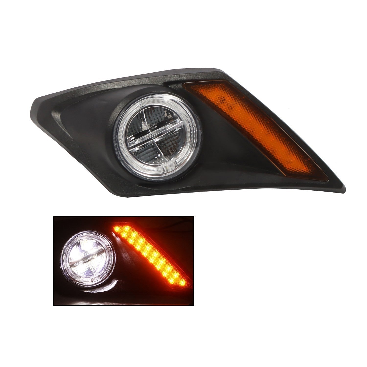 Fit Golf Cart LED Street Legal Light Kit for Yamaha Drive2 2017-Up