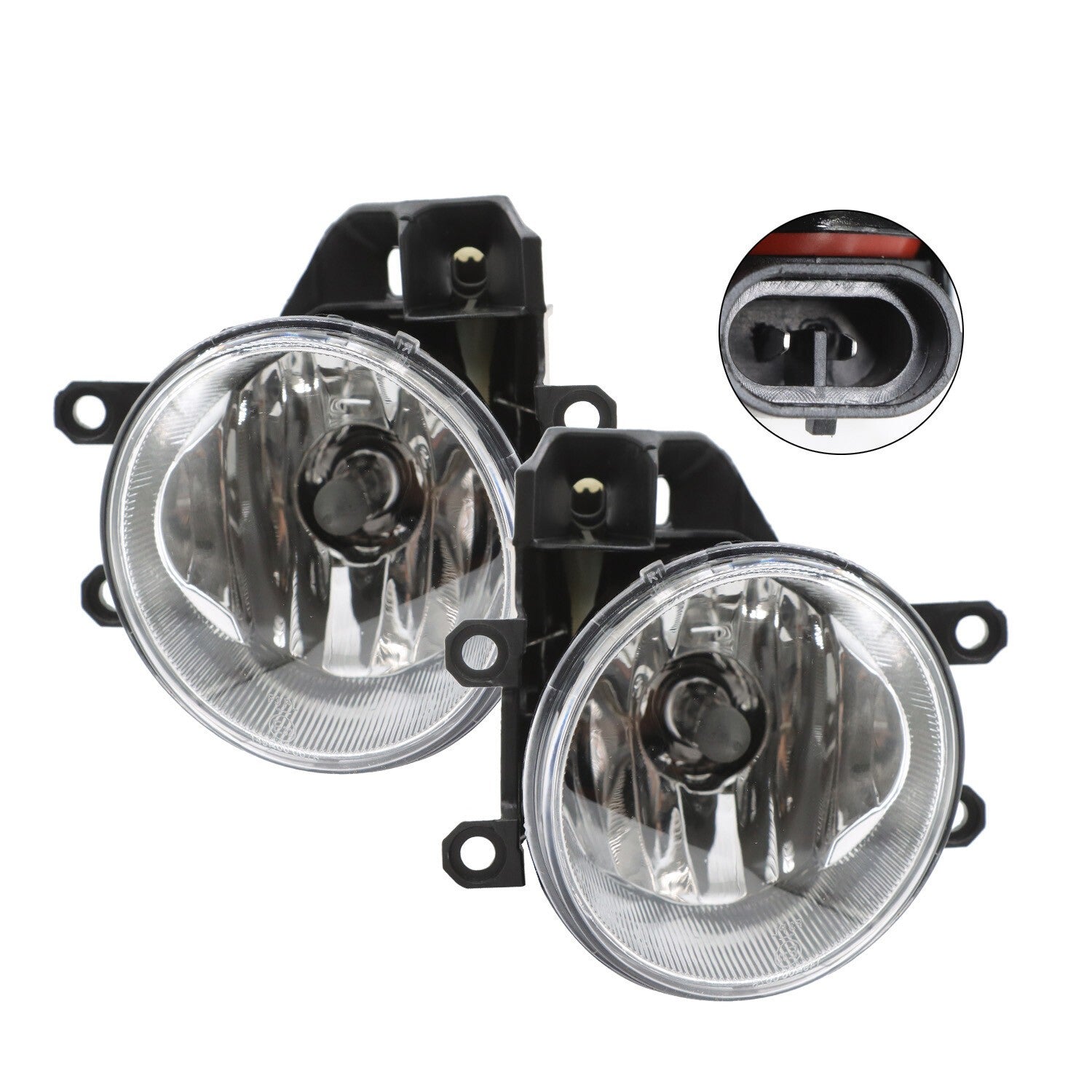 Toyota RAV4 2019-2023 Front Bumper Halogen Fog Lights Replacement Pair