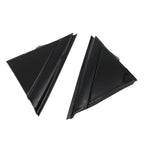 12-17 FIAT 500 Gloss Black Door Mirror Flag Covers Left & Right Pair Moldings
