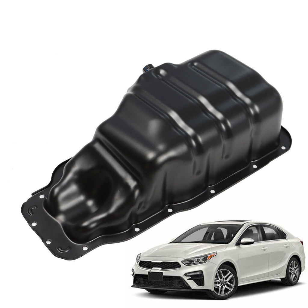 Engine Oil Pan 215102E023 for 15-20 Kia Forte Hyundai Elantra Kona Tucson 2.0L