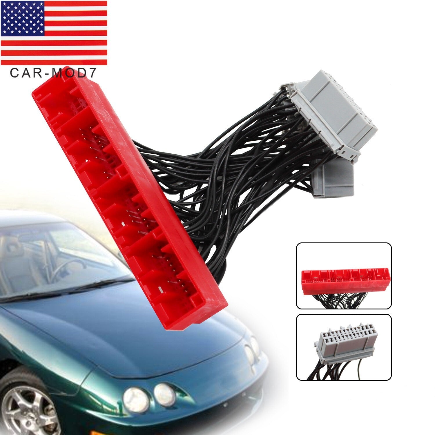 1998+ Honda Civic Acura OBD2B to OBD1 ECU Conversion Jumper Harness