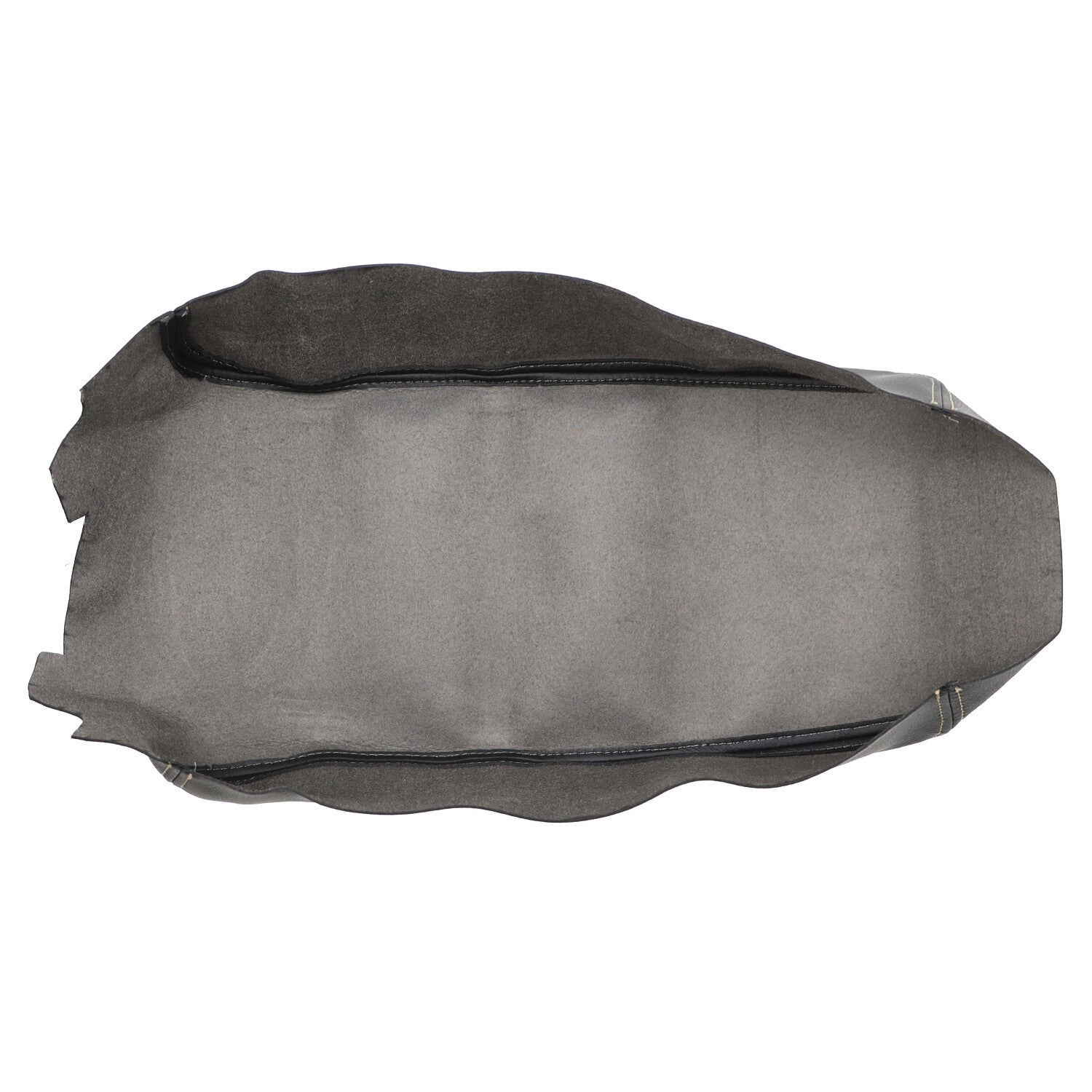Nissan Maxima 2016-2019 Black Leather Console Armrest Cover Beige Stitch