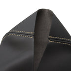 Nissan Maxima 2016-2019 Black Leather Console Armrest Cover Beige Stitch