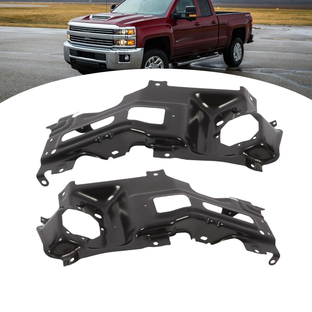15-19 Silverado 2500/3500 HD Front Bumper Outer Retainer Brackets LH & RH