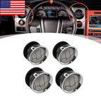 09-14 Ford F-150 Chrome AC Heater Air Vent Dashboard Louvre 4X Interior