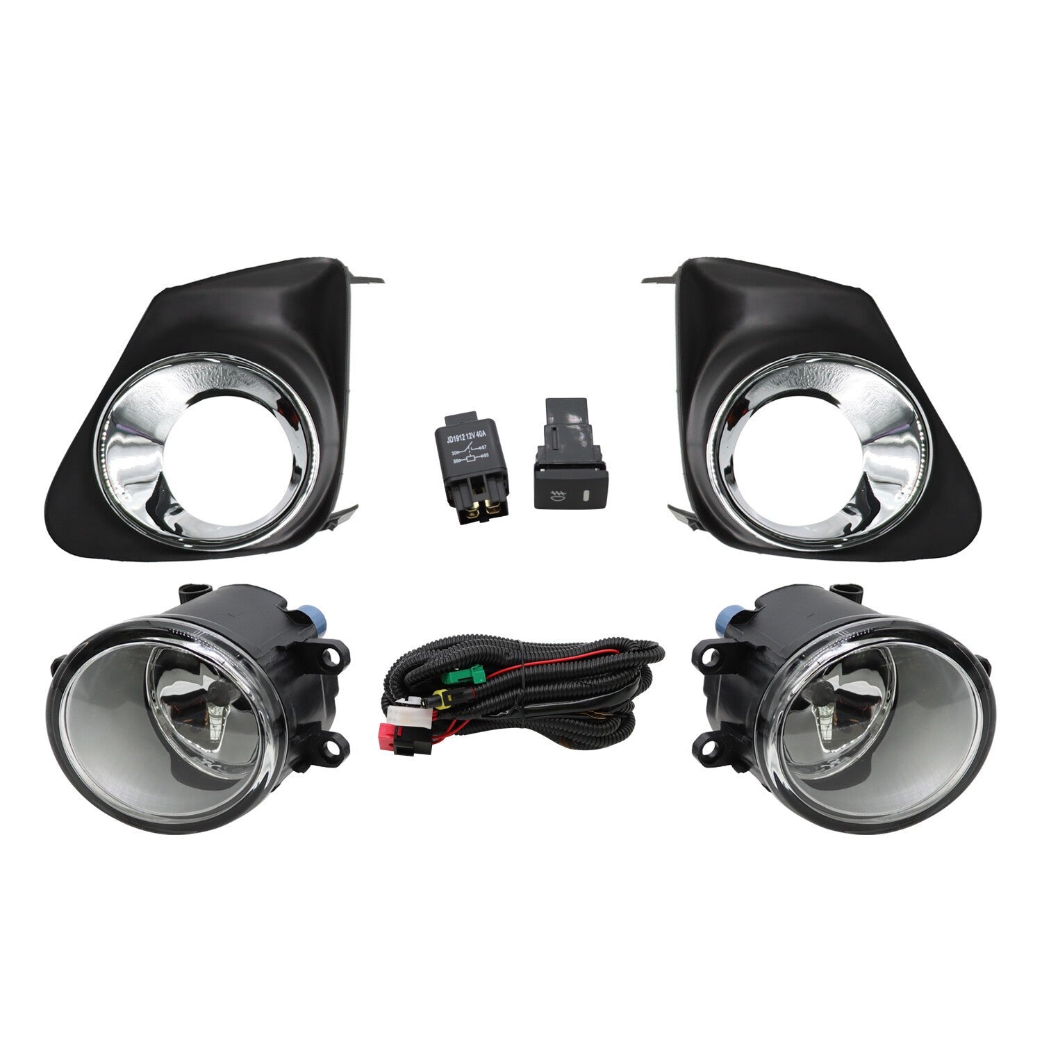 Fog Lights Kit FL7012 for 2011-2013 Toyota Corolla Bumper Lamps