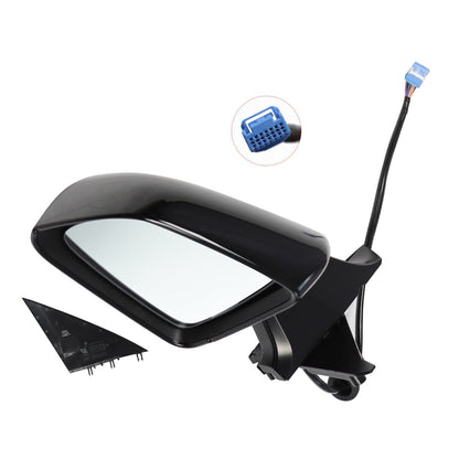 Tesla Model Y 2020-2023 Left Side Mirror Power Fold Heated Black Replacement