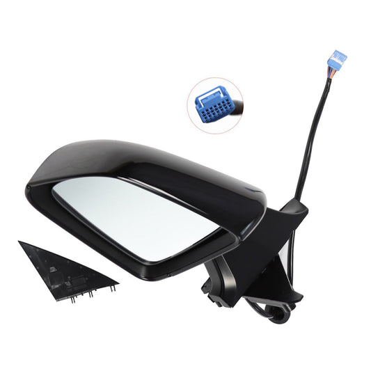 Tesla Model Y 2020-2023 Left Side Mirror Power Fold Heated Black Replacement