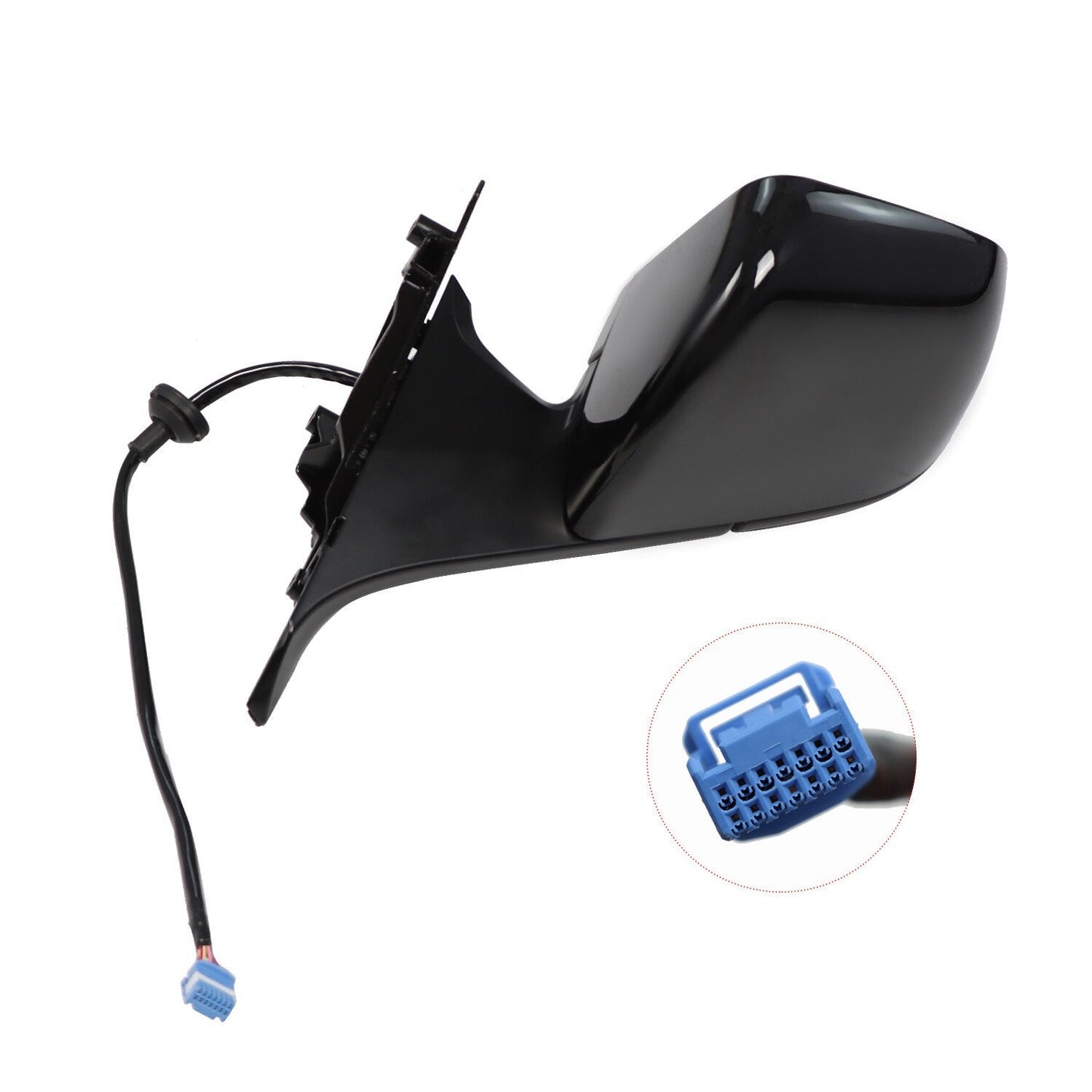 Tesla Model Y 2020-2023 Left Side Mirror Power Fold Heated Black Replacement