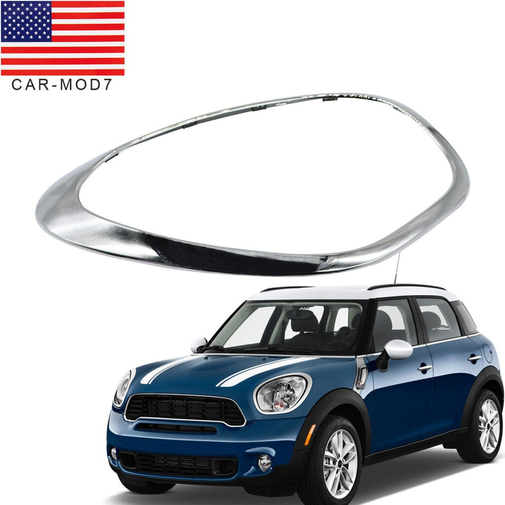 Mini Cooper Countryman Right Headlight Bezel Trim Chrome Replacement Part