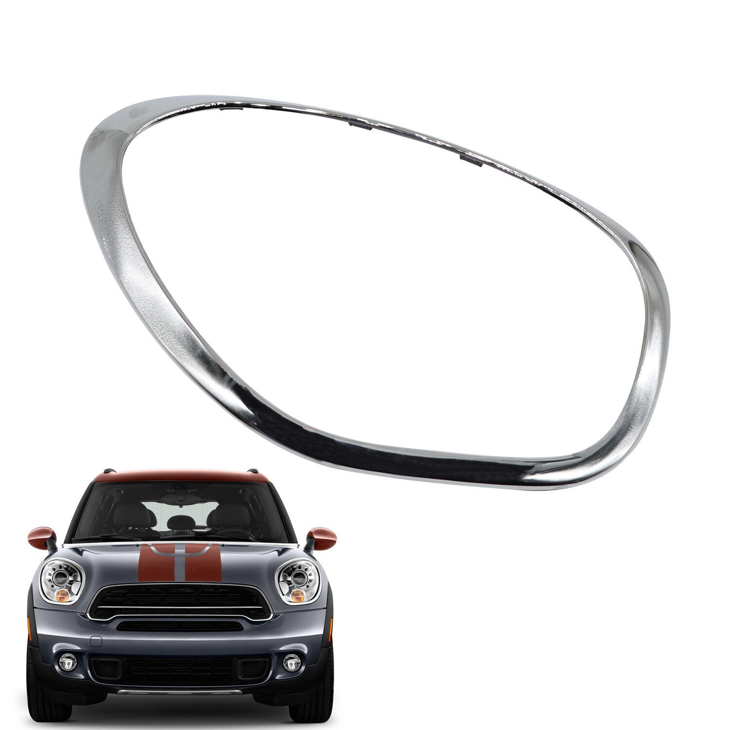 Mini Cooper Countryman Right Headlight Bezel Trim Chrome Replacement Part