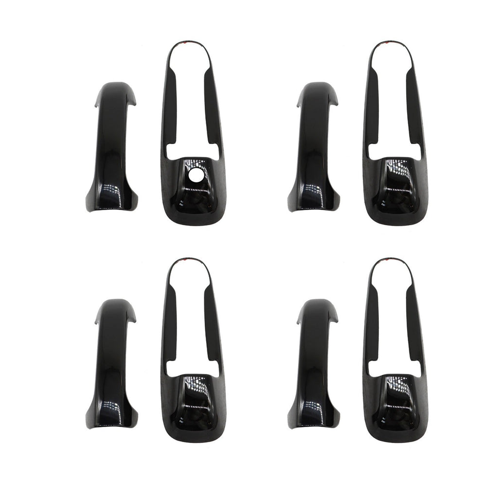 Gloss Black Door Handle Covers Overlay for Ram 1500 2500 3500 2002-2008