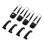 Gloss Black Door Handle Covers Overlay for Ram 1500 2500 3500 2002-2008
