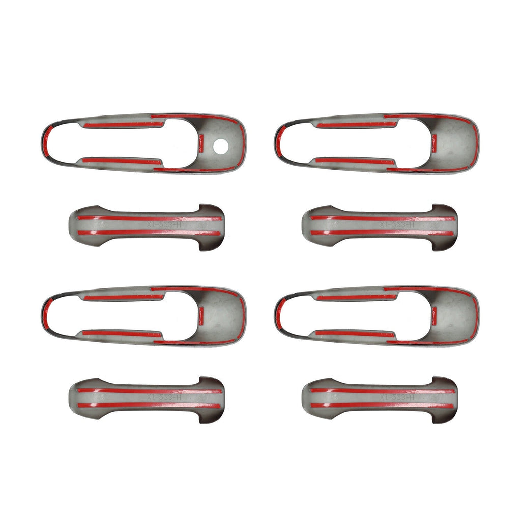 Gloss Black Door Handle Covers Overlay for Ram 1500 2500 3500 2002-2008