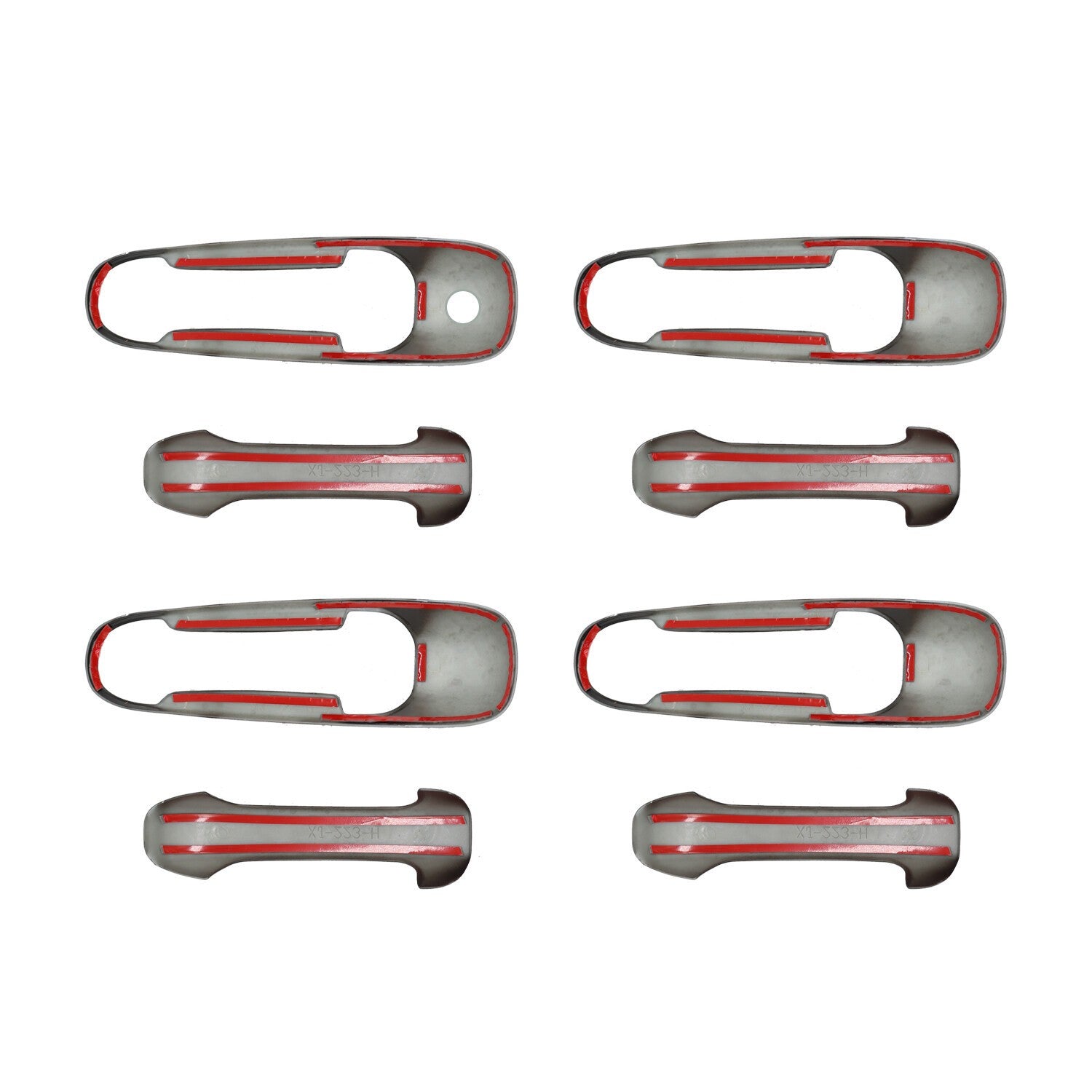 Gloss Black Door Handle Covers Overlay for Ram 1500 2500 3500 2002-2008