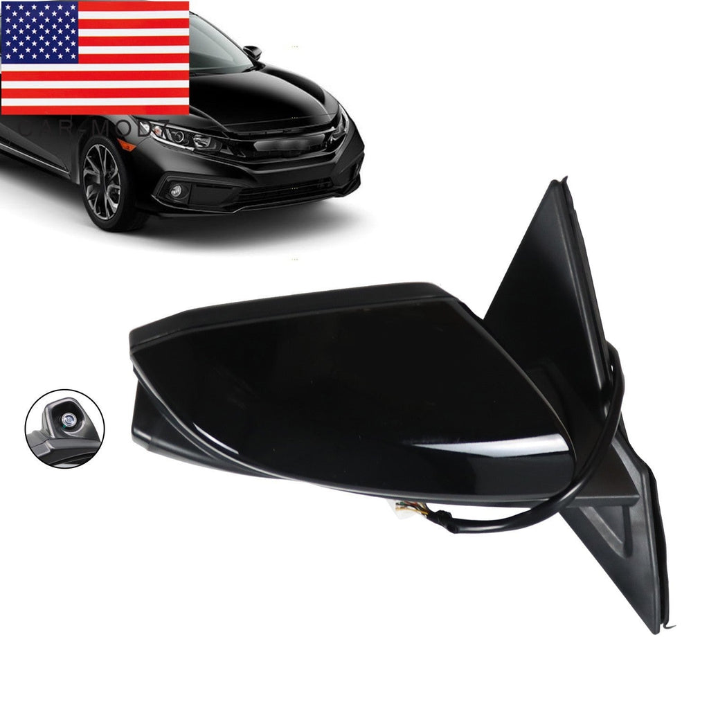 Honda Civic 2016-2018 Sedan Passenger Side Power Heated Mirror with Camera