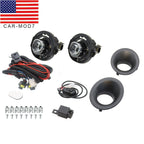 Dodge Challenger 2015-2020 Clear Fog Light Kit with Switch & Wiring