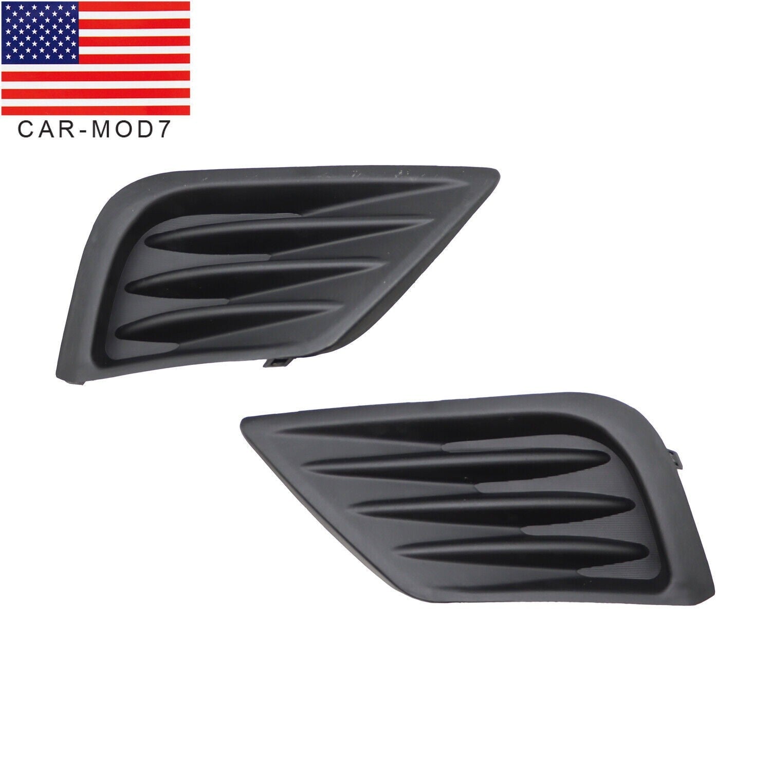 2016-2018 Nissan Altima Fog Light Covers Front Left & Right Textured Set