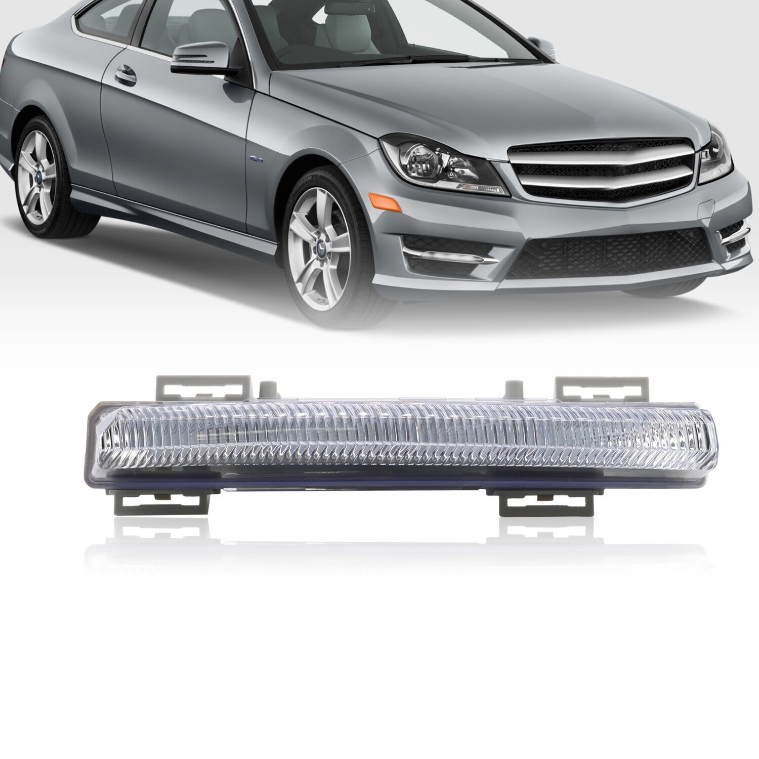 Mercedes C-Class 2012-2015 Right LED Daytime Running Light Passenger Side