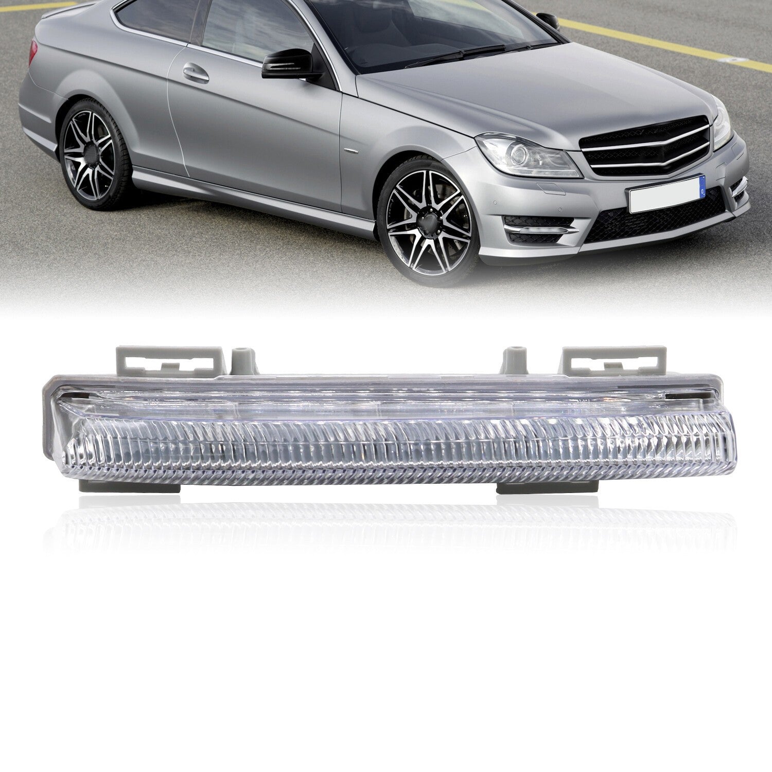 Mercedes C-Class 2012-2015 Right LED Daytime Running Light Passenger Side
