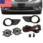 Toyota Sienna Fog Lights Assembly 2011-2017 with Lamps & Switch