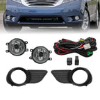 Toyota Sienna Fog Lights Assembly 2011-2017 with Lamps & Switch