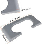 1999-2010 Ford F250 F350 F450 Gray Waterproof Center Console Cup Holder Pad