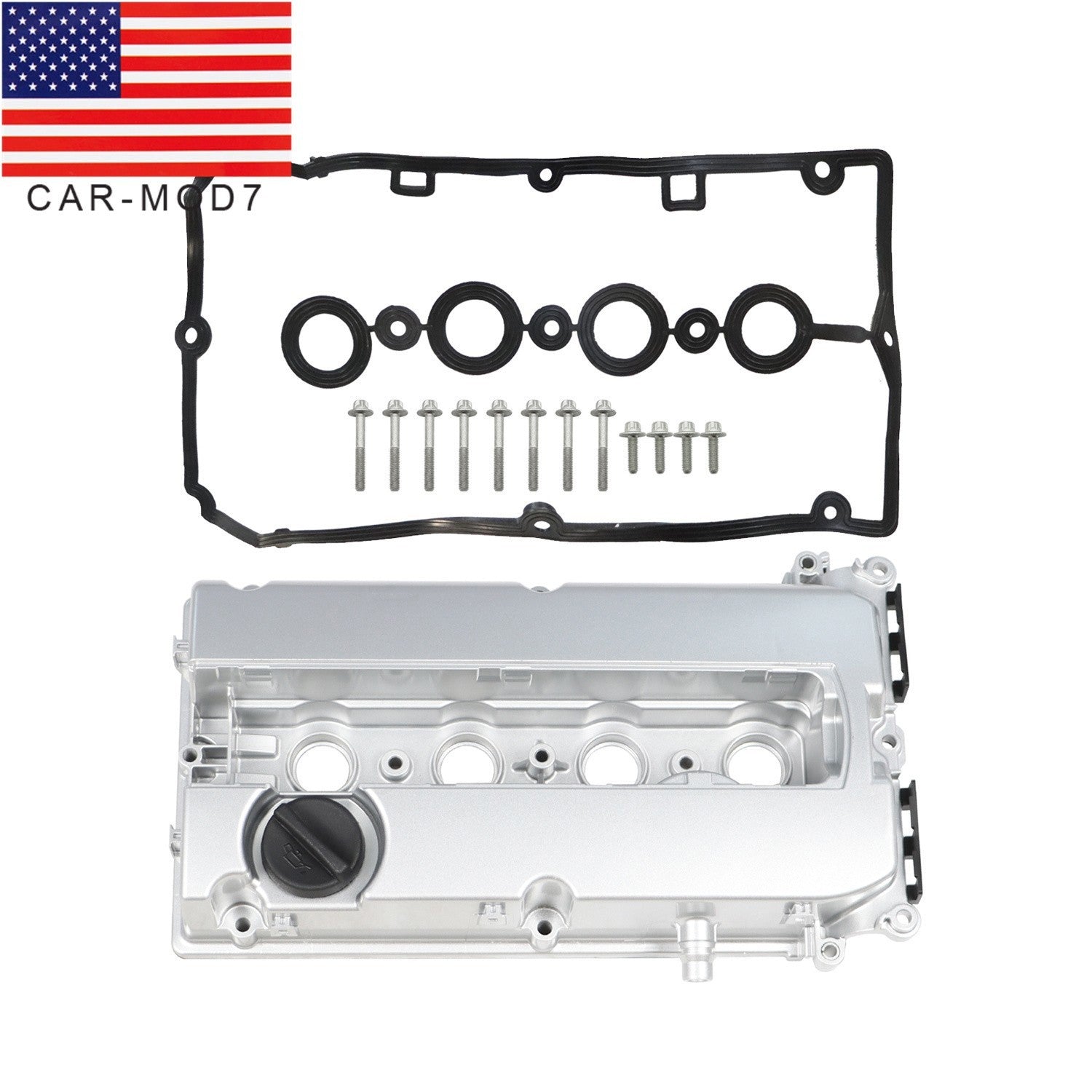 Aluminum Valve Cover Kit Upgrade for Chevy Cruze Sonic Trax Aveo G3 1.8L